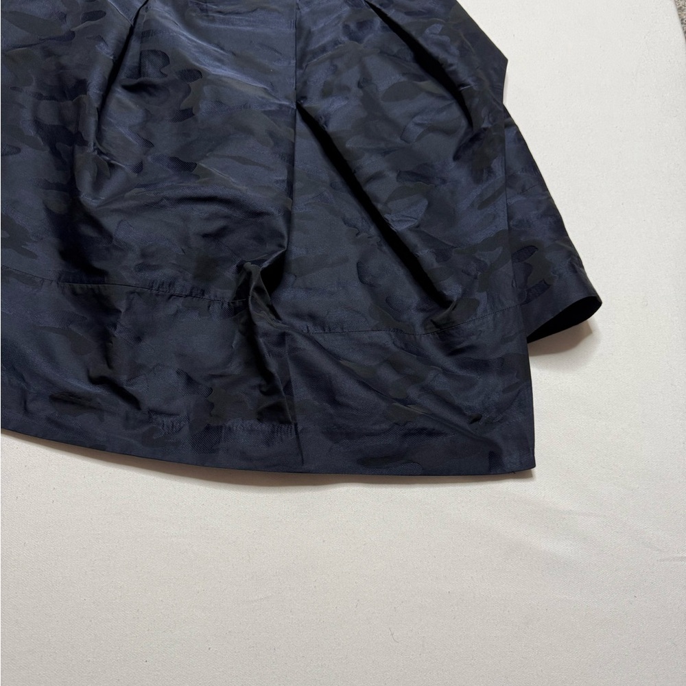 Banana Republic Black& Blue Camo Asymmetric Eddy Mini Skirt w/Pockets Size 8 - Picture 5 of 7